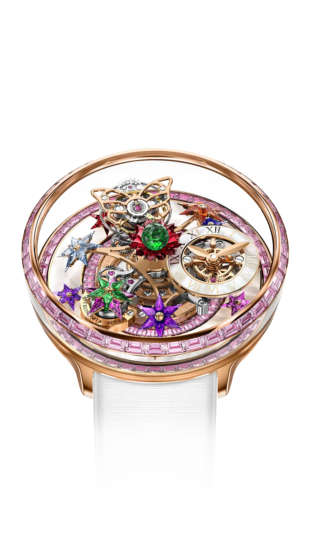 Fleurs de Jardin - Rose Gold and Baguette Diamonds