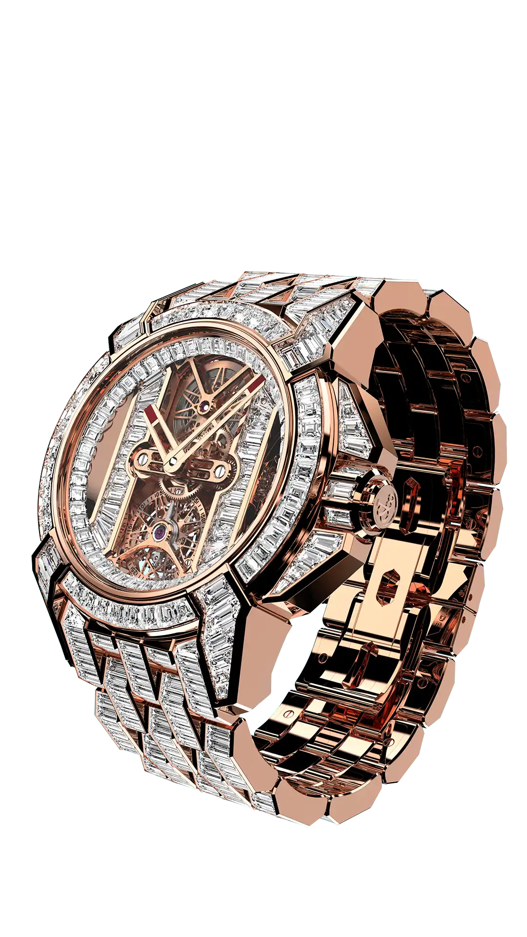 Epic X Tourbillon Baguette - Sandawana Emeralds