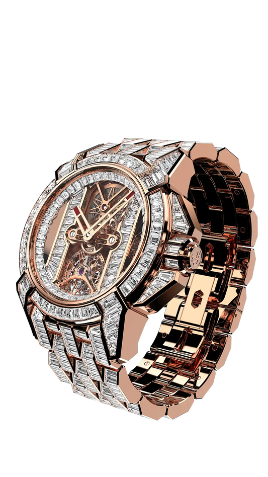 Epic X Tourbillon Baguette - Rose Gold