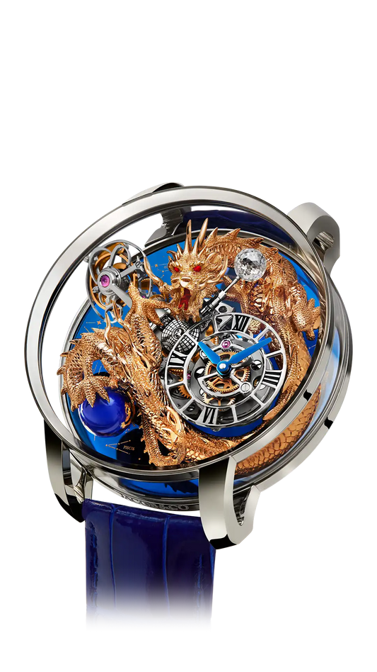 Astronomia Dragon - Rose Gold Dragon in Platinum