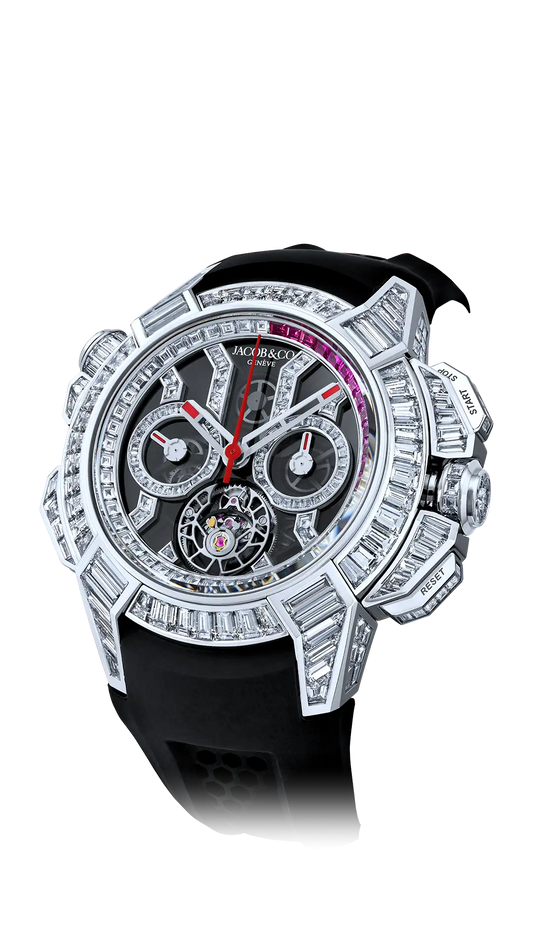 Epic X Chrono Tourbillon Baguette - Black Crystal