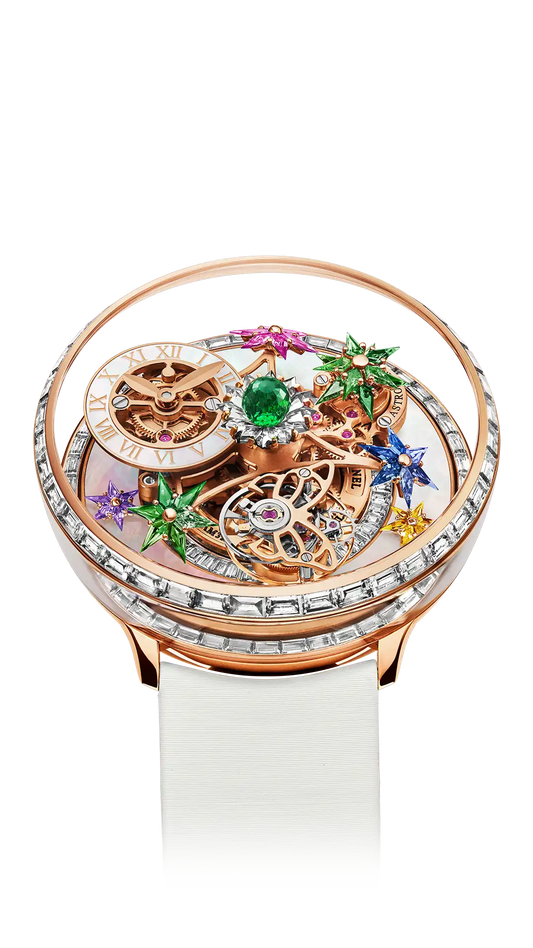 Fleurs de Jardin - Rose Gold and Baguette Diamonds