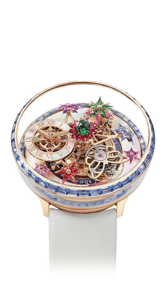 Fleurs de Jardin - Rose Gold and Icy Blue Sapphires