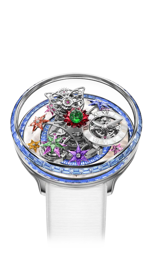 Fleurs de Jardin - White Gold and Icy Blue Sapphires