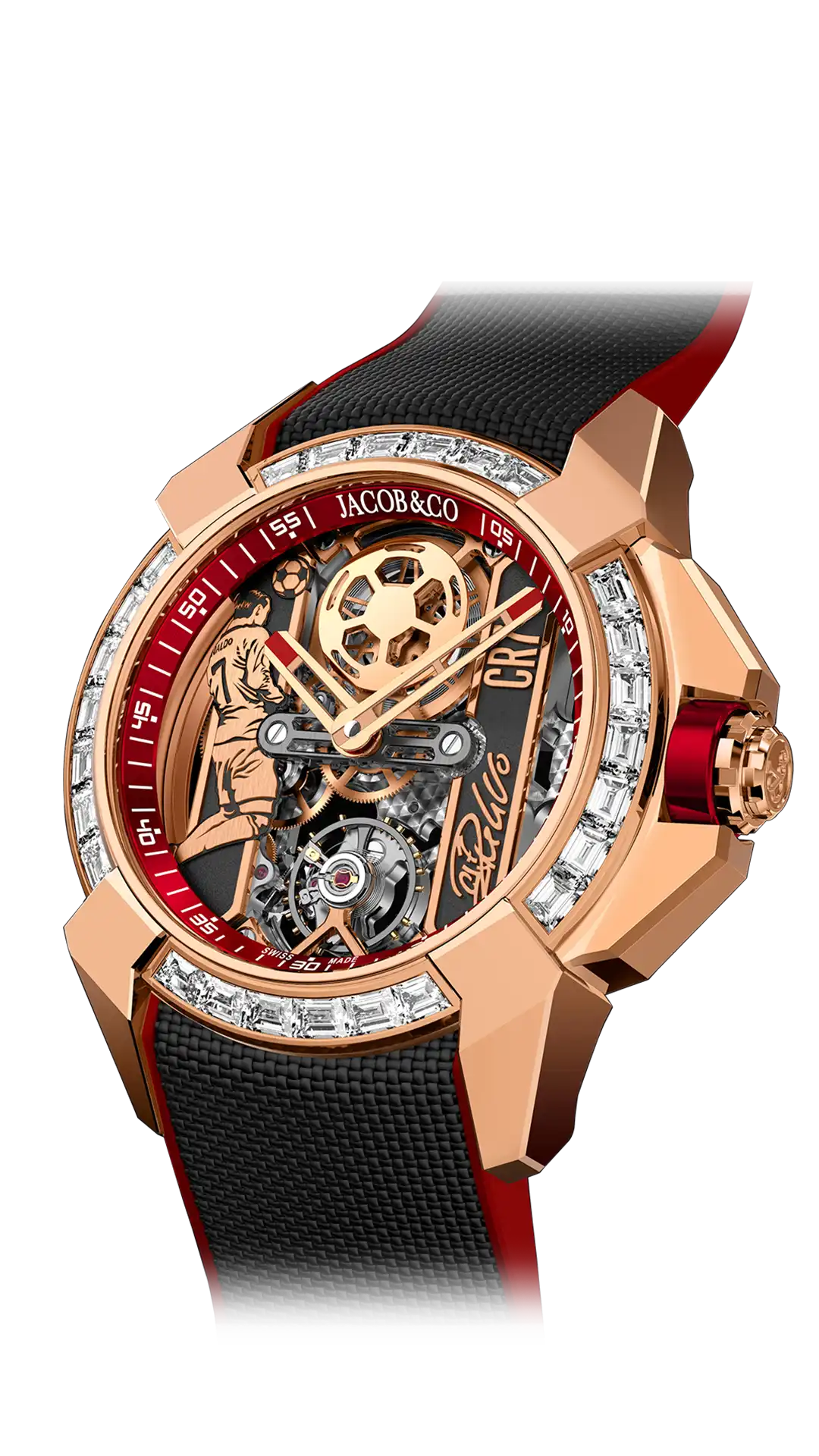 Epic X CR7 - Heart of CR7 - Stainless Steel Baguette