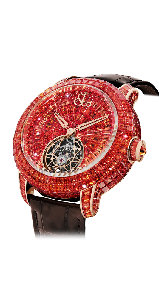 Caviar Tourbillon - Orange Sapphires