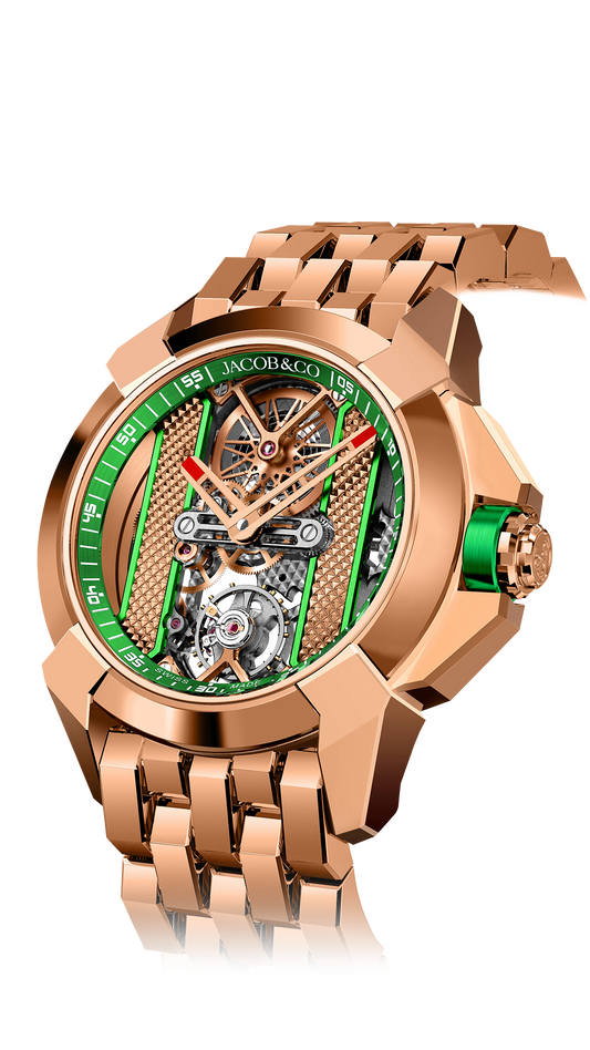 Epic X Bridges - Rose Gold Bracelet (Green)