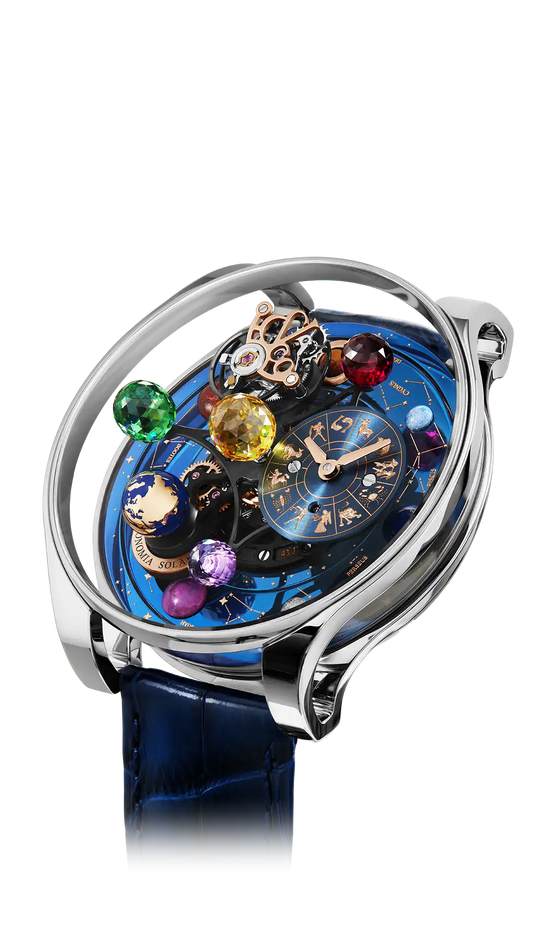 Astronomia Solar Zodiac - White Gold