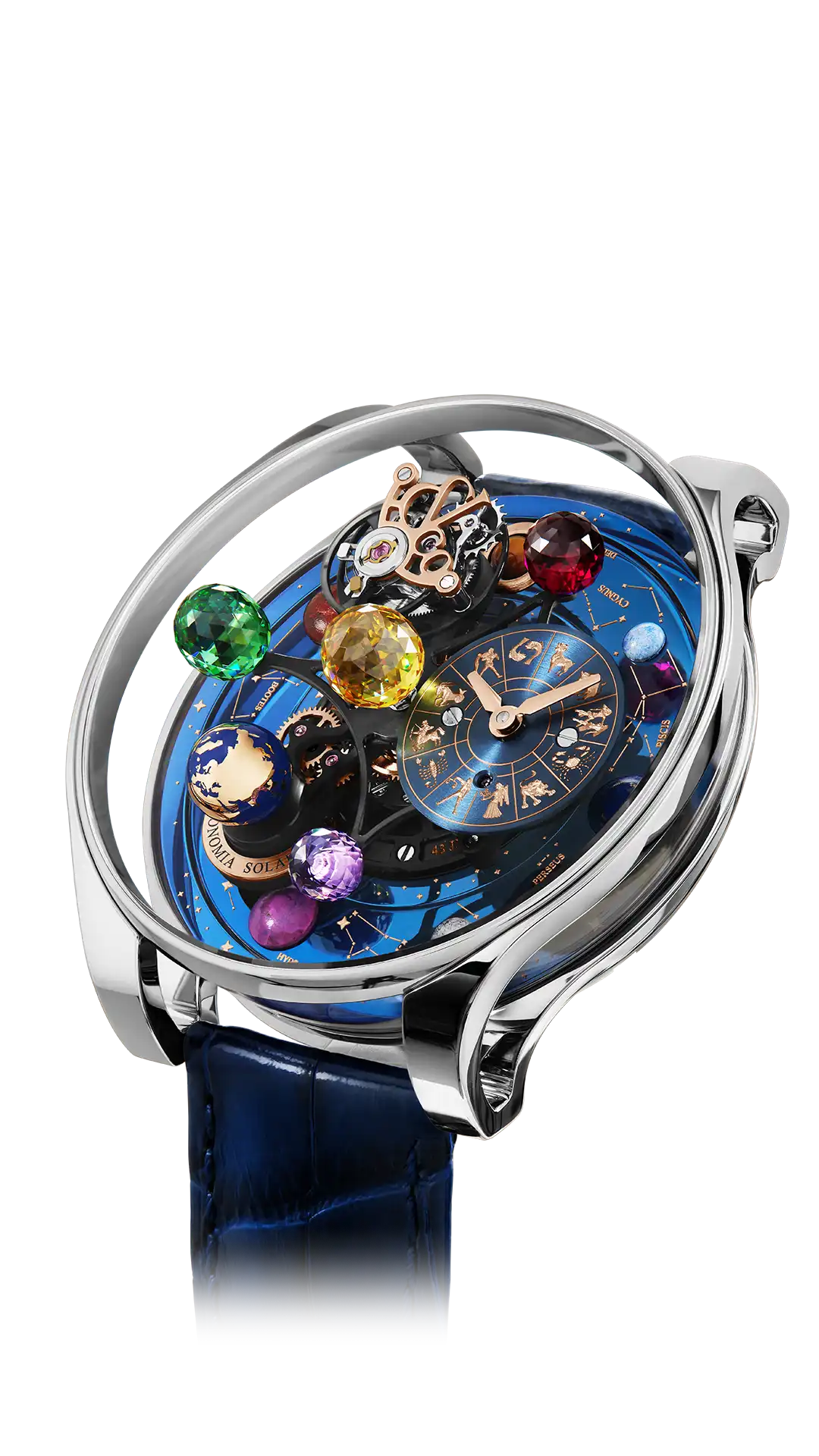 Astronomia Solar Zodiac - Blue Titanium