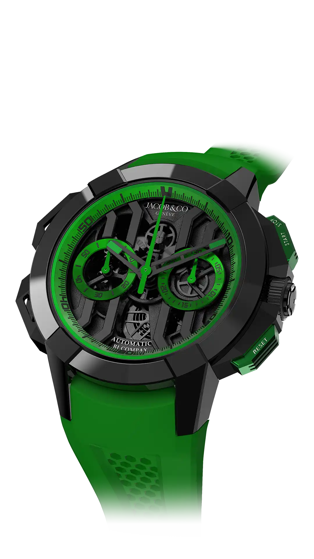 Epic X Chrono 44MM - Black Titanium &  Black Ceramic