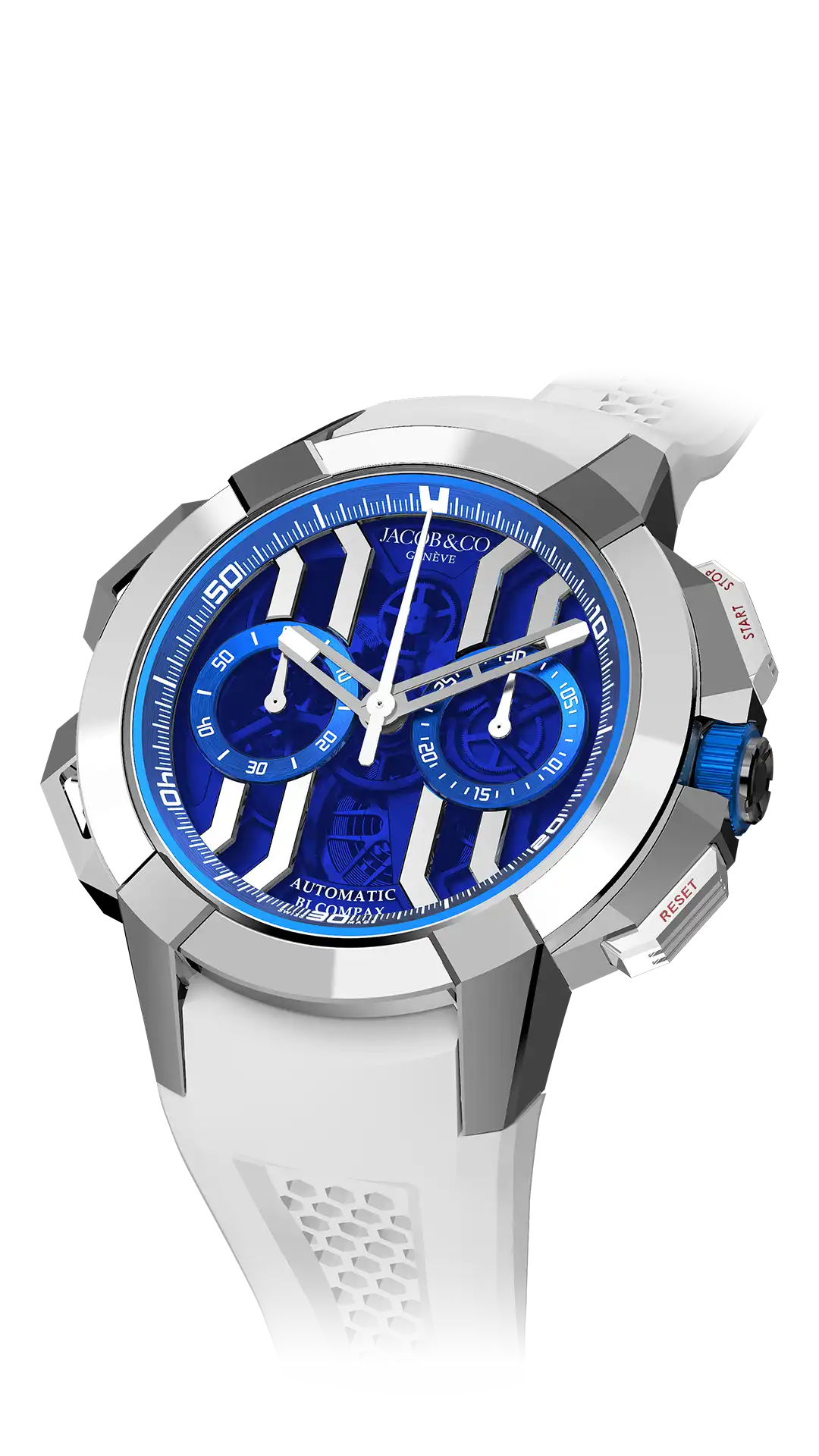 Epic X Chrono 44MM - Titanium (Blue)