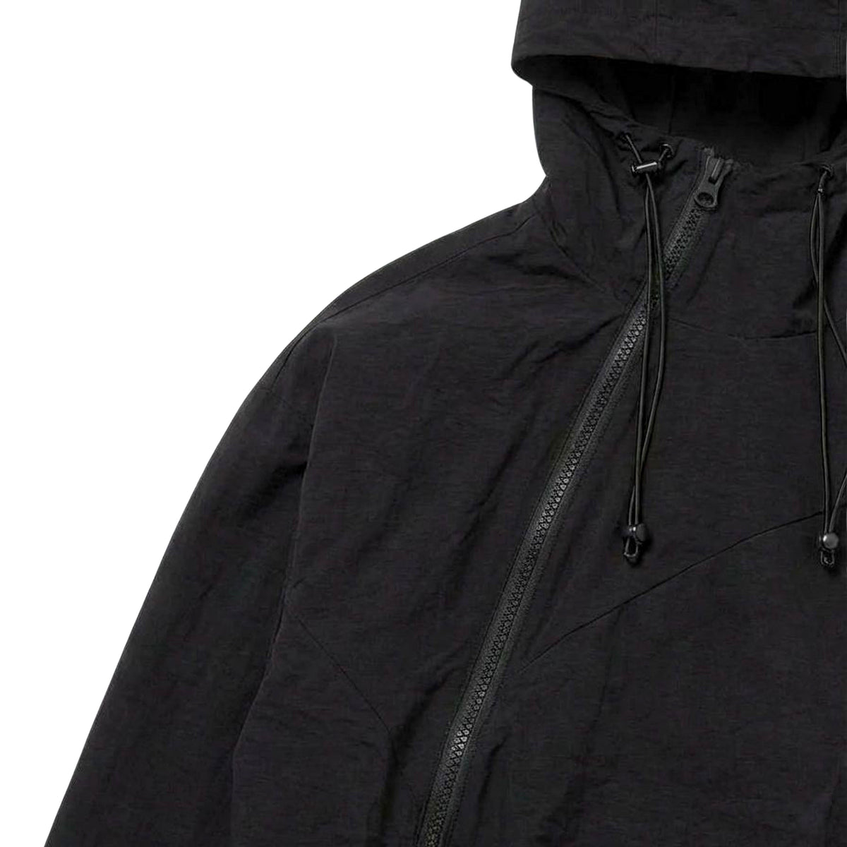 ASYMMETRIC SHELL JACKET- BLACK by GREY AREA