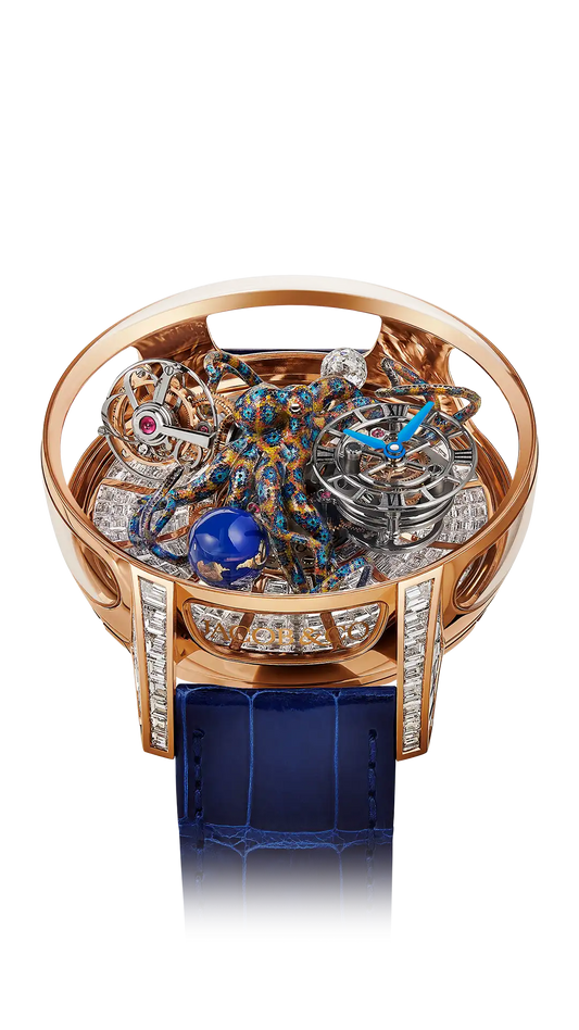 Astronomia Art - Octopus (Rose Gold, Baguette)