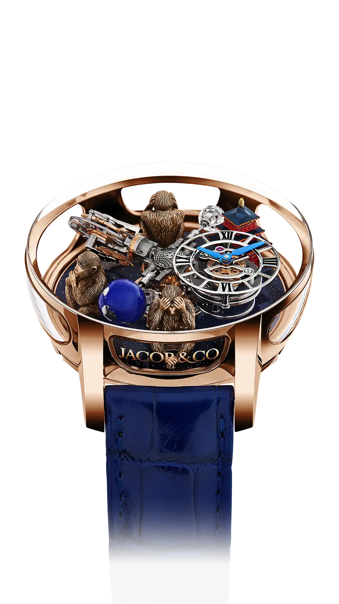 Astronomia Art - Octopus (Rose Gold, Baguette)
