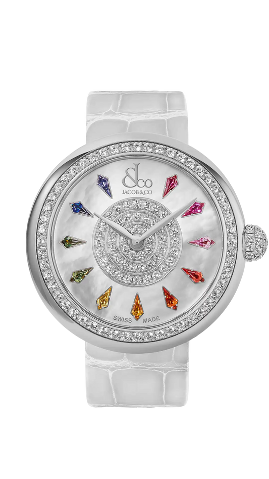 Brilliant - Multicolored Sapphires in Stainless Steel