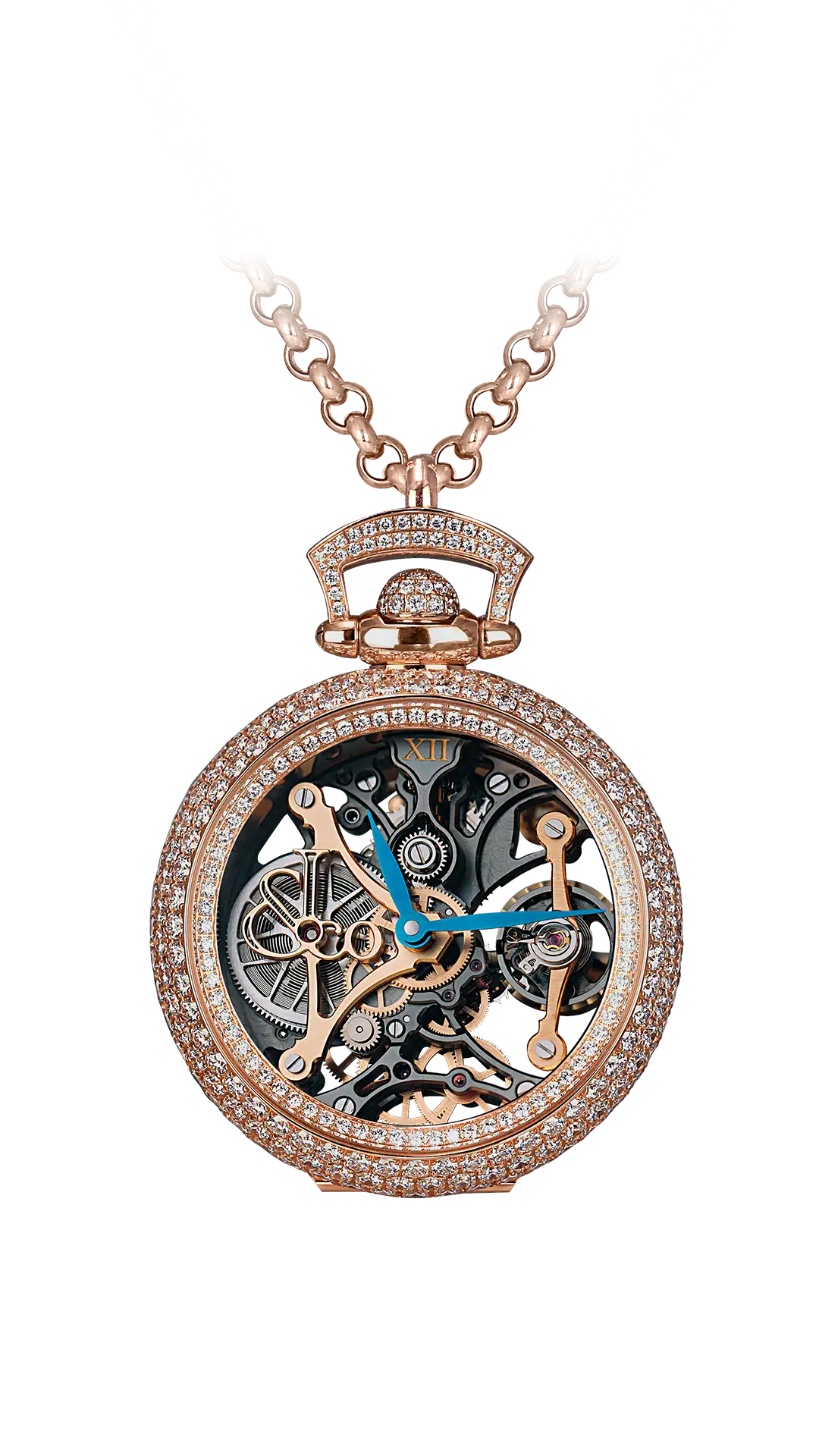 Brilliant Watch Pendant - Clear Pavé