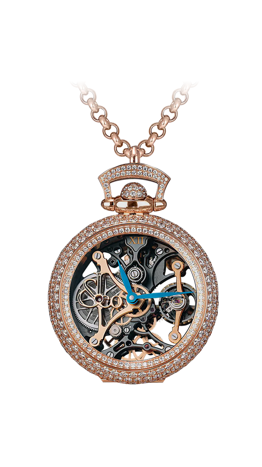 Brilliant Watch Pendant - Clear Pavé