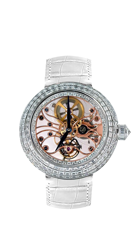 Brilliant Skeleton Baguette - White Diamonds