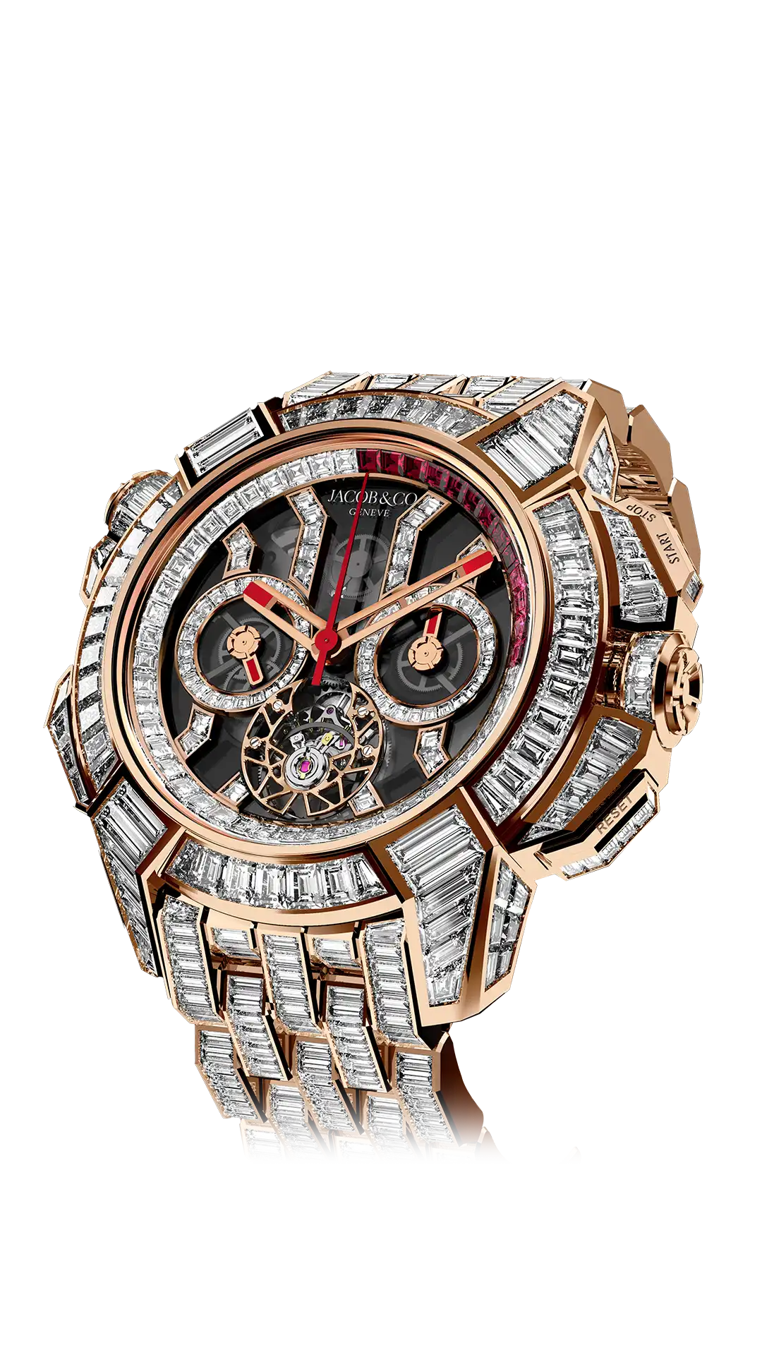 Epic X Chrono Tourbillon Baguette - Green Crystal