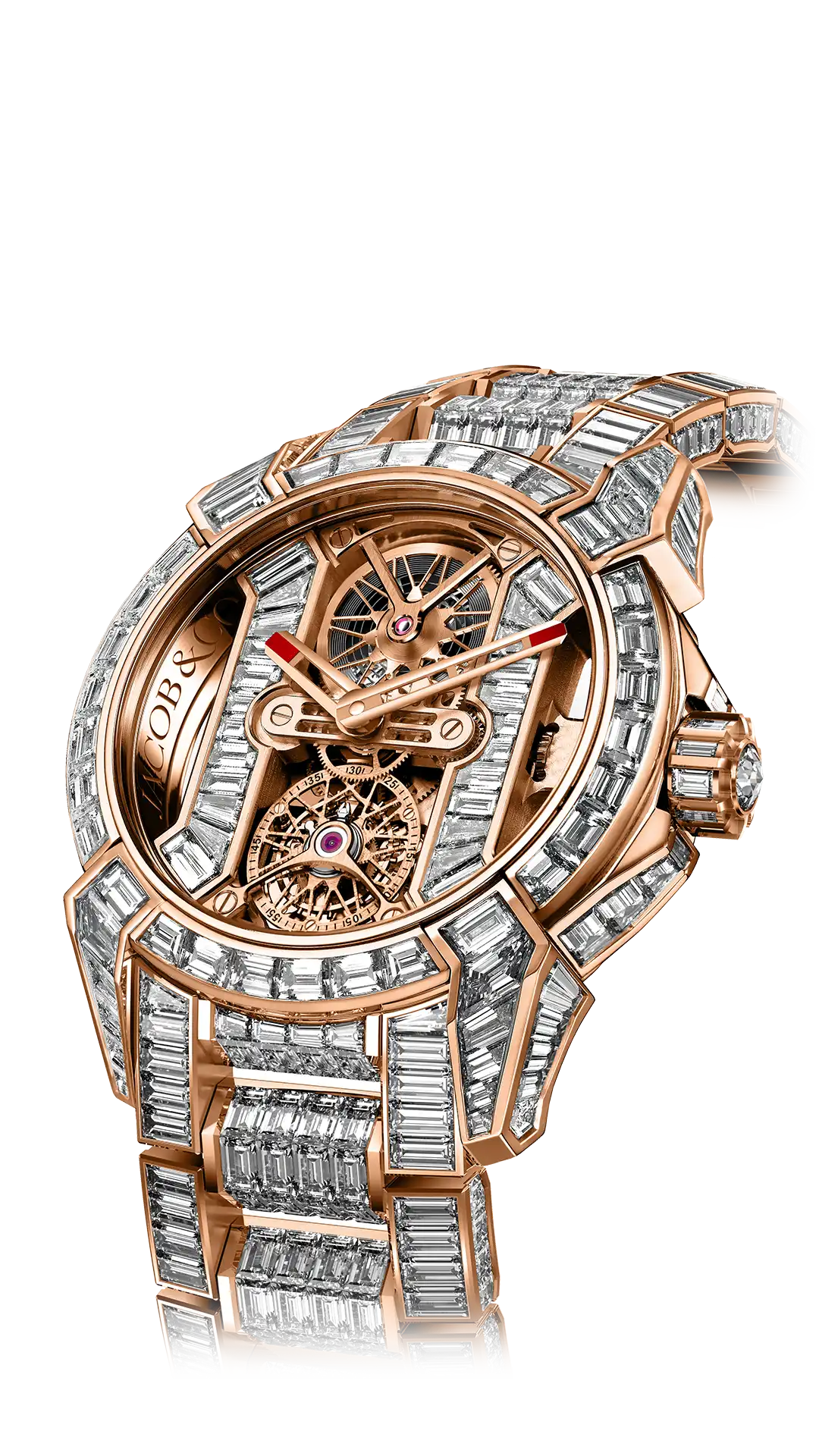 Epic X Tourbillon Baguette - White Gold