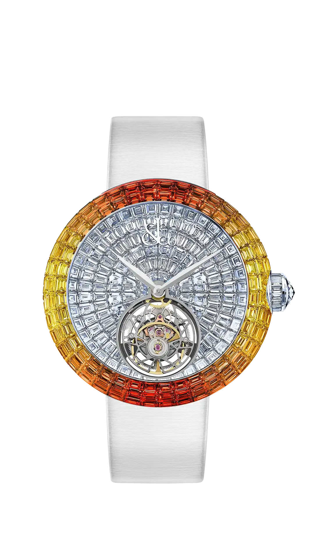 Brilliant Flying Tourbillon - Yellow Sapphires (Rose Gold) II
