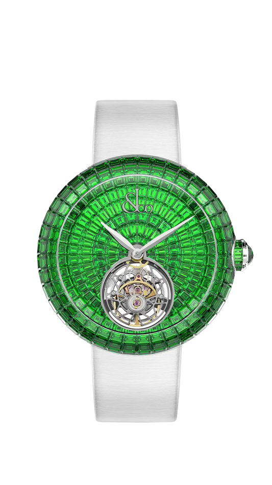 Brilliant Flying Tourbillon - Tsavorites (White Gold)