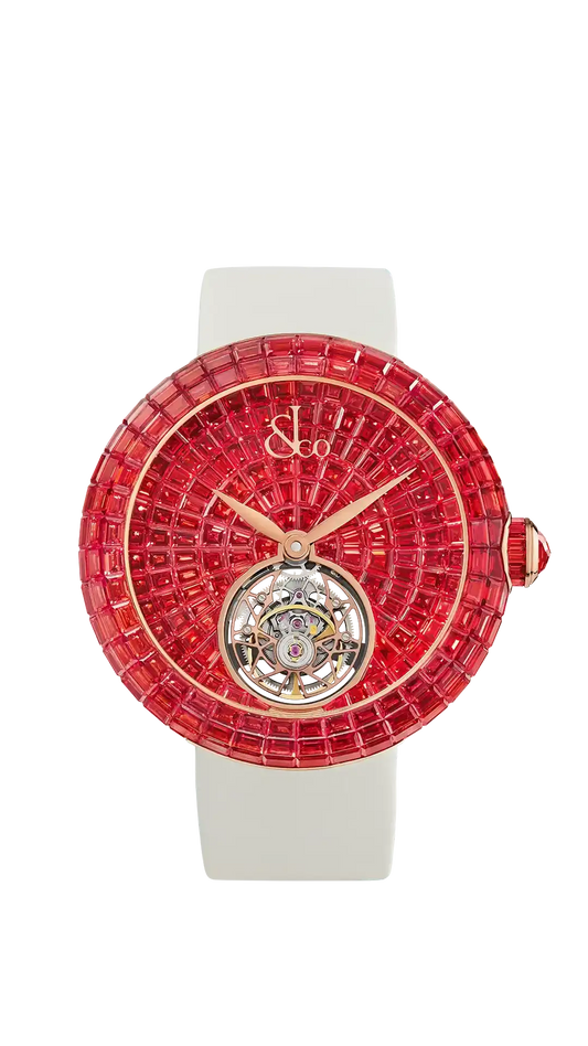 Brilliant Flying Tourbillon - Orange Sapphires II (Rose Gold)