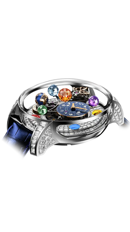 Astronomia Solar Zodiac - Zodiac Baguette White Gold
