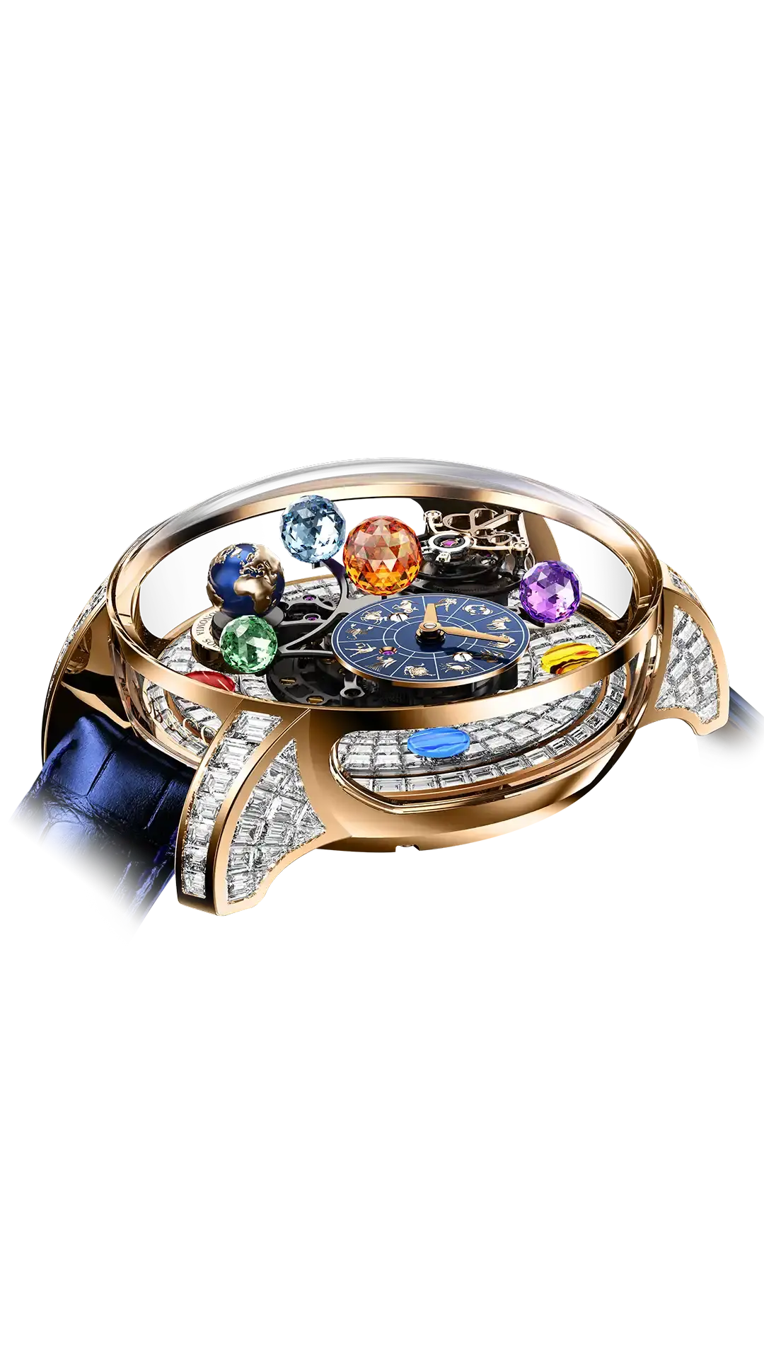 Astronomia Solar Zodiac - White Gold