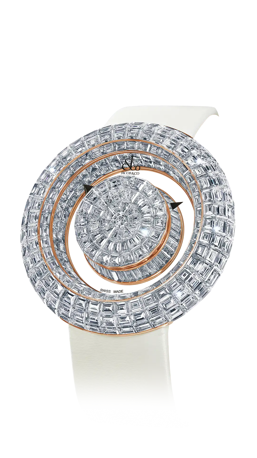 Brilliant Mystery - 44MM - Diamonds (Rose Gold)