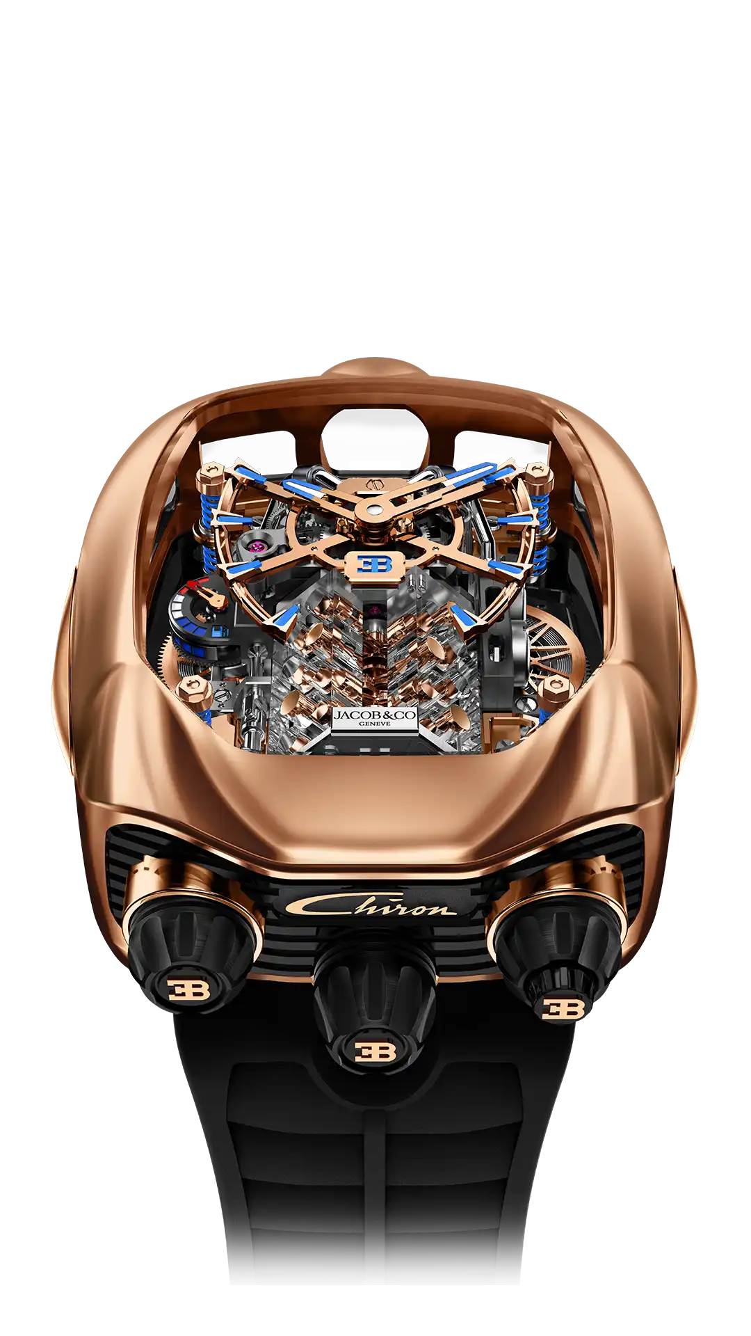 Bugatti Chiron Tourbillon - Titanium & White Ceramic Coating
