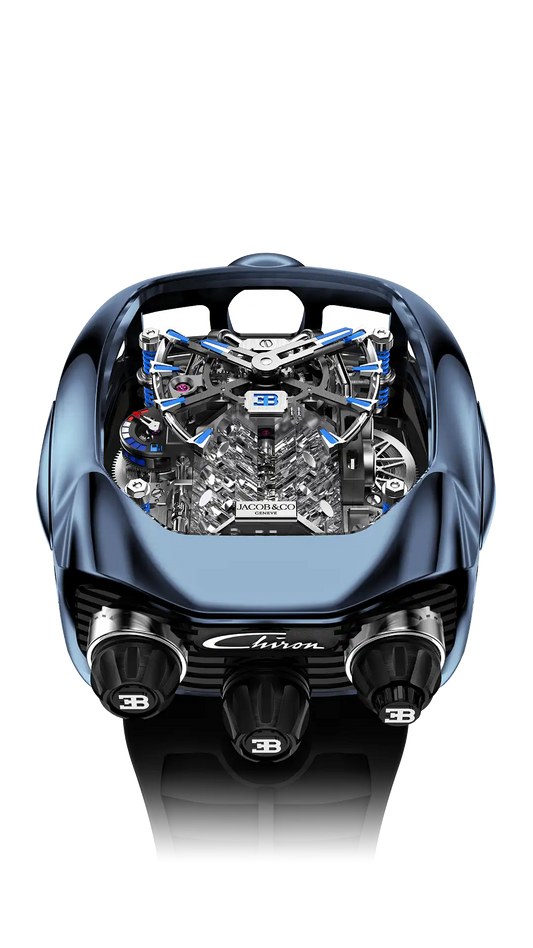 Bugatti Chiron Tourbillon - Blue Titanium