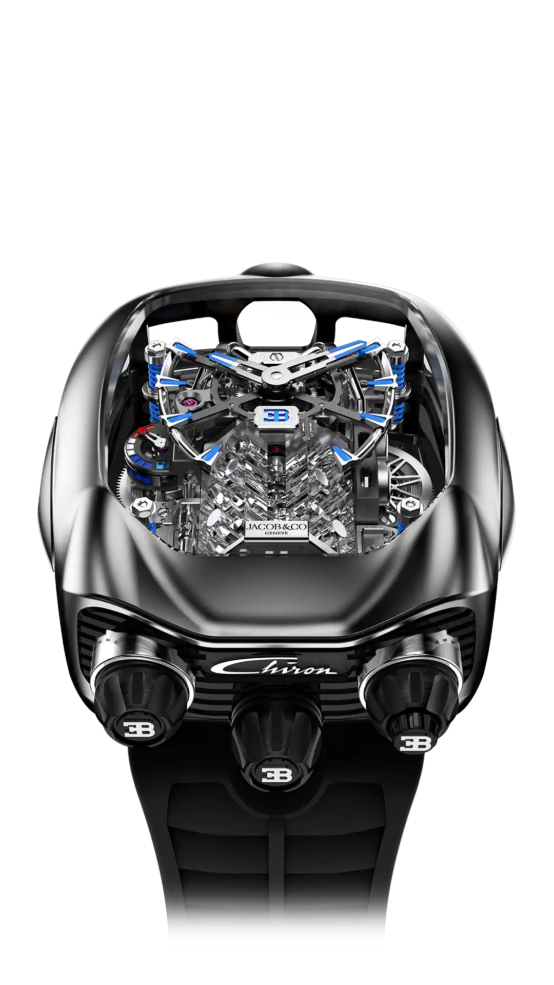 Bugatti Chiron Tourbillon - Titanium & White Ceramic Coating