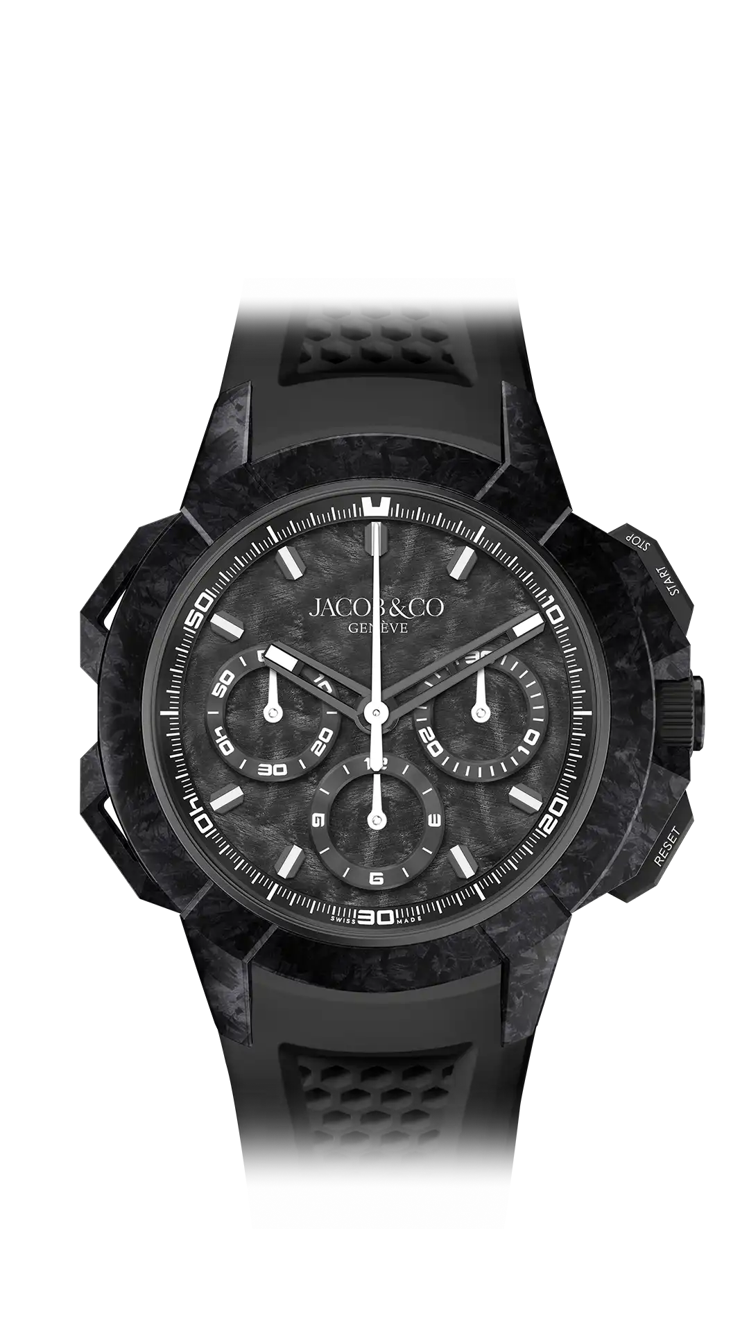 Epic X Chrono 44MM Tri-Compax - Black