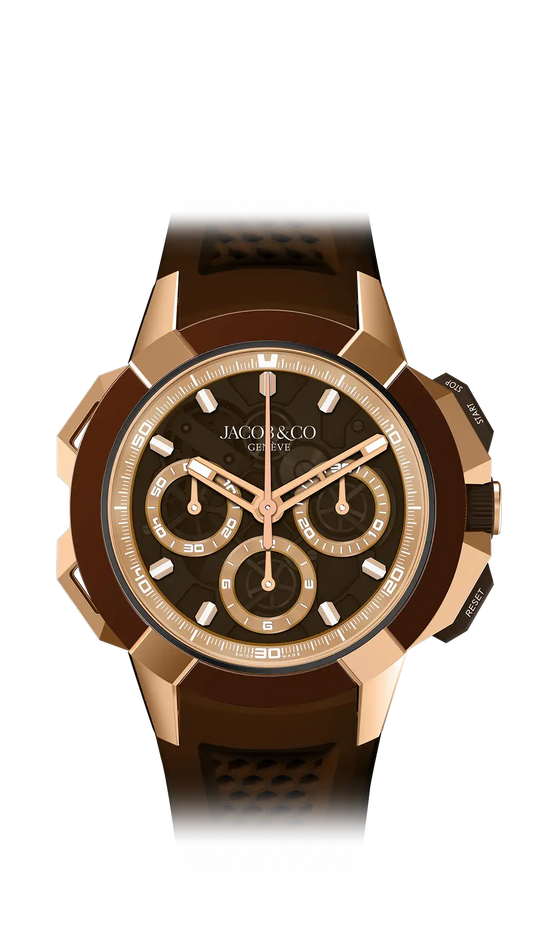 Epic X Chrono 44MM Tri-Compax - Brown