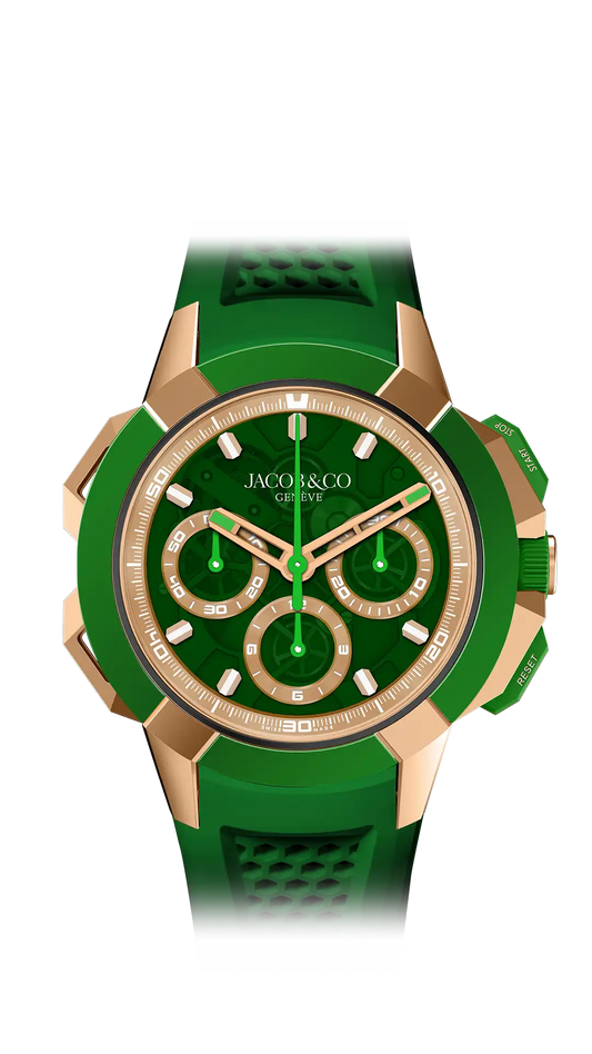 Epic X Chrono 44MM Tri-Compax - Green