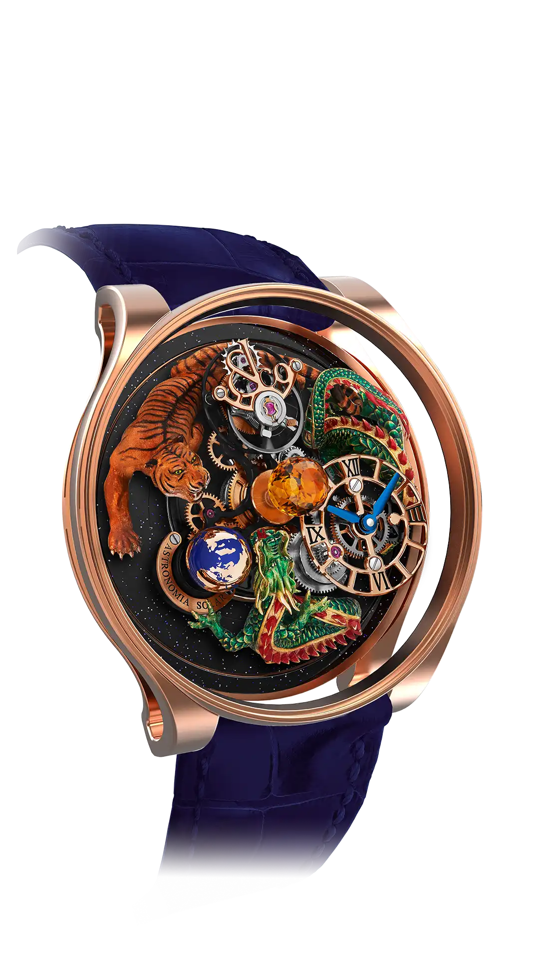 Astronomia Dragon - White Gold Dragon & Tiger