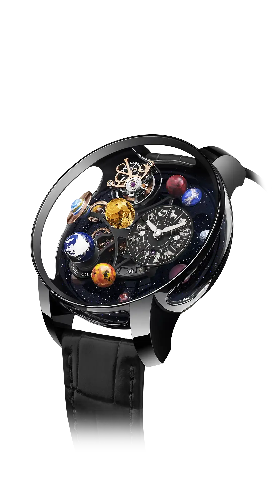 Astronomia Solar Zodiac - Rose Gold Planets Zodiac
