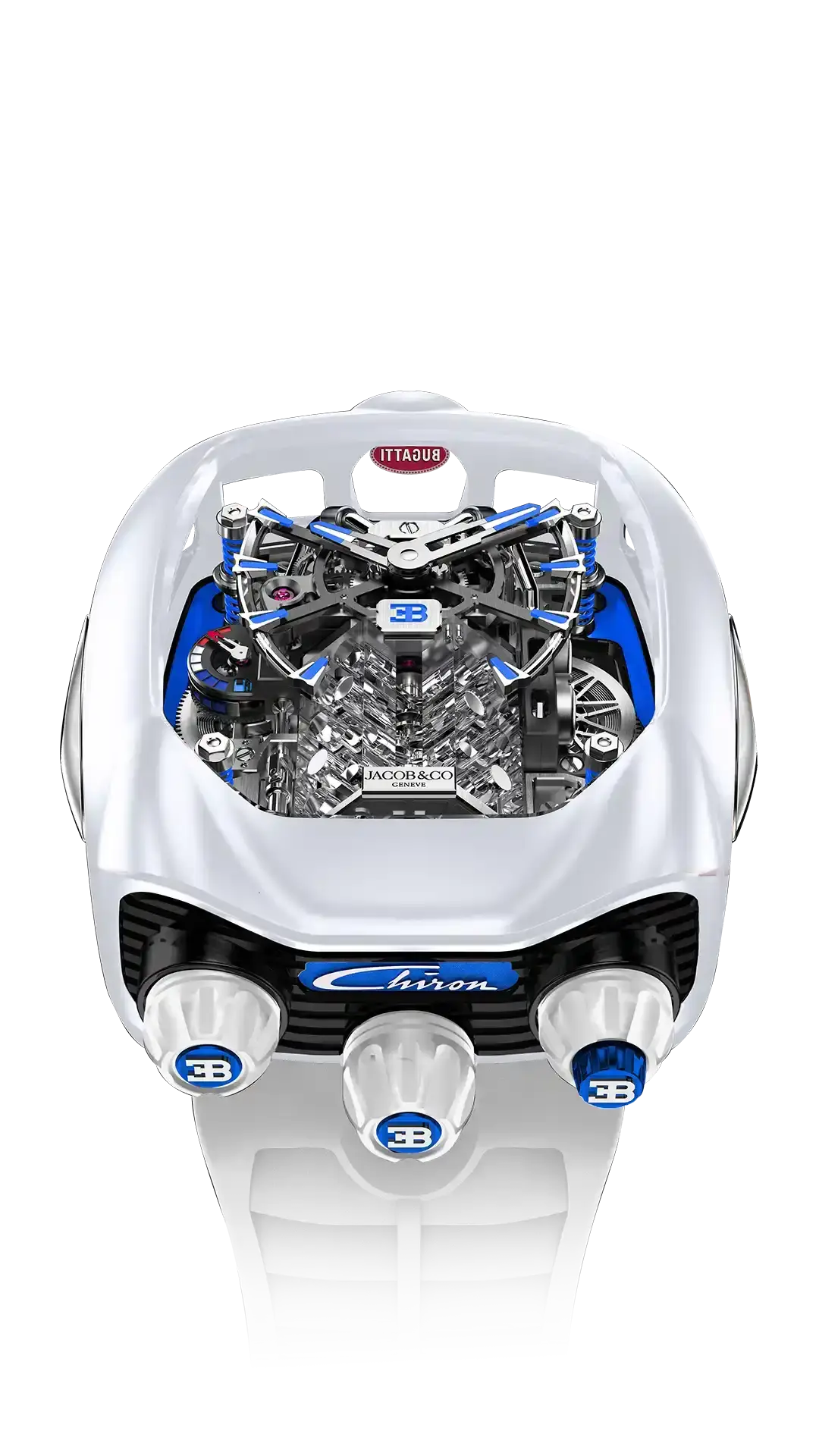 Bugatti Chiron Tourbillon - Titanium & White Ceramic Coating