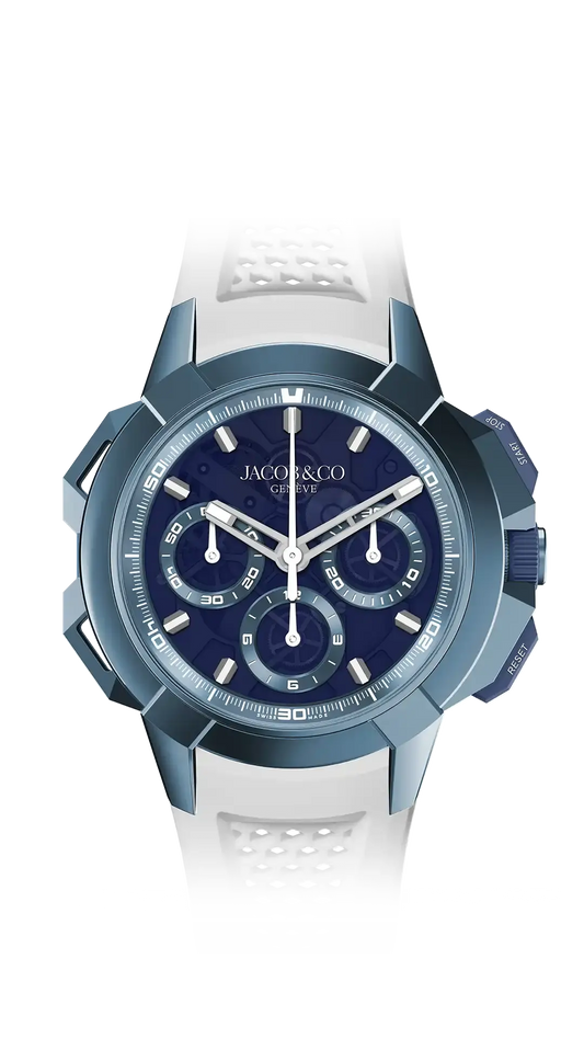 Epic X Chrono 44MM Tri-Compax - Blue Titanium