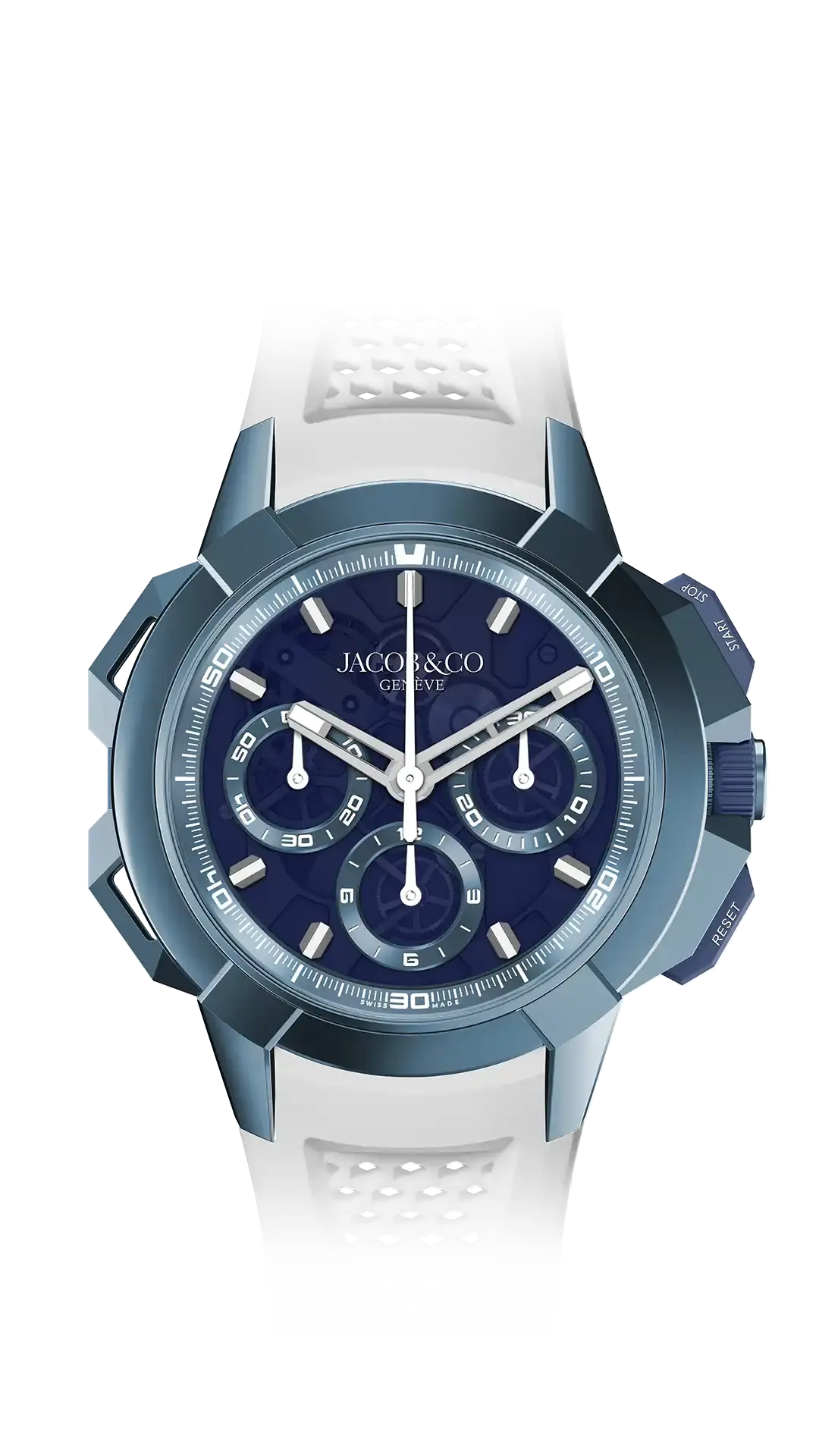 Epic X Chrono 44MM Tri-Compax - Blue Camo