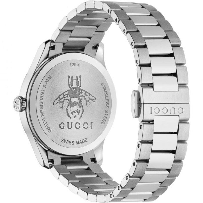 Unisex Gucci G-Timeless YA1264136 Black Stainless Steel Watch
