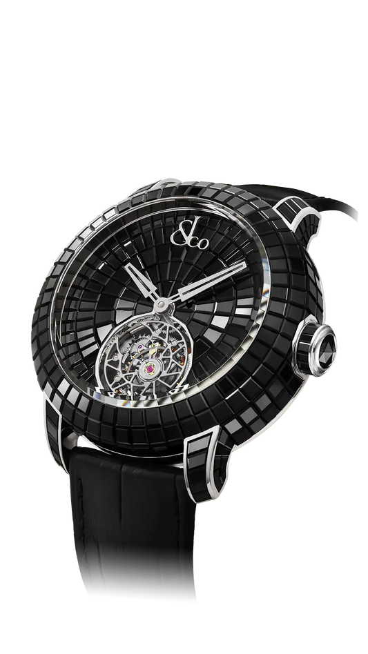 Caviar Tourbillon - Black Spinels