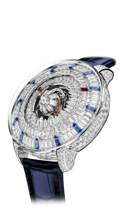 The Mystery Tourbillon 44MM - White Diamonds