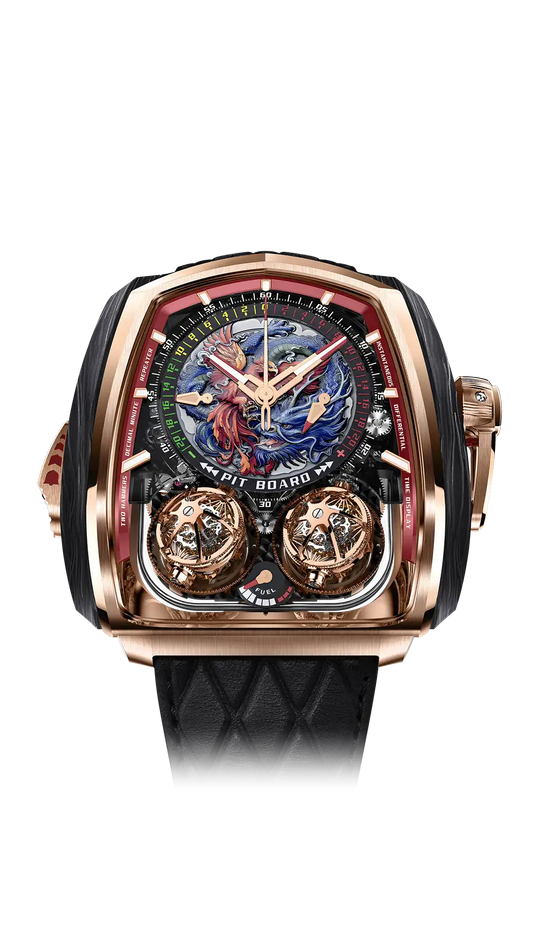 Twin Turbo Furious - Rose Gold and Carbon - Dragon and Phoenix