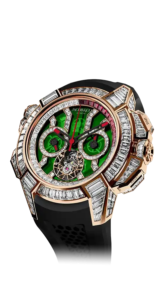 Epic X Chrono Tourbillon Baguette - Black Crystal