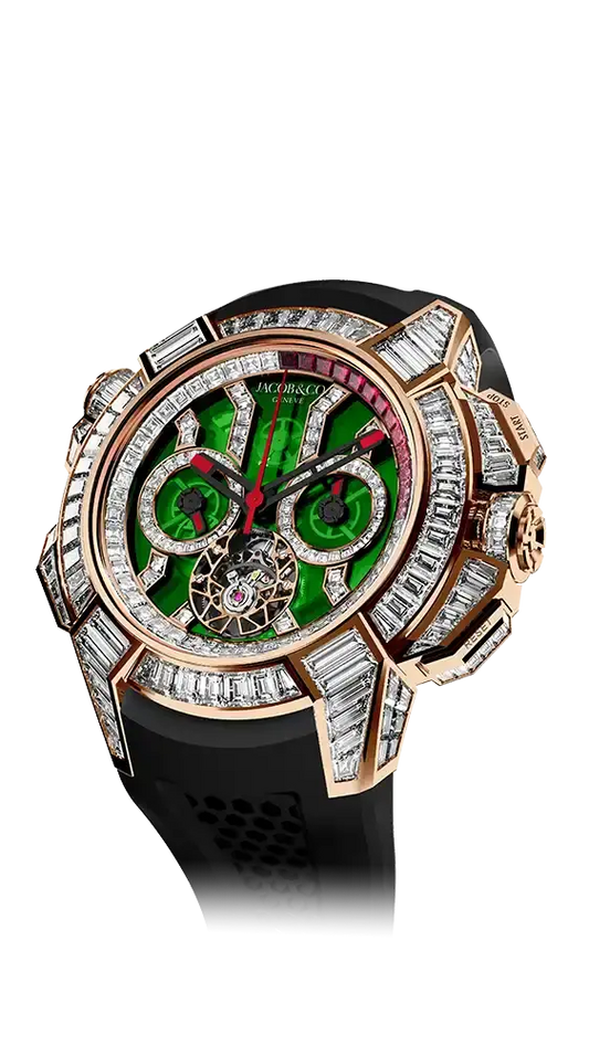 Epic X Chrono Tourbillon Baguette - Green Crystal