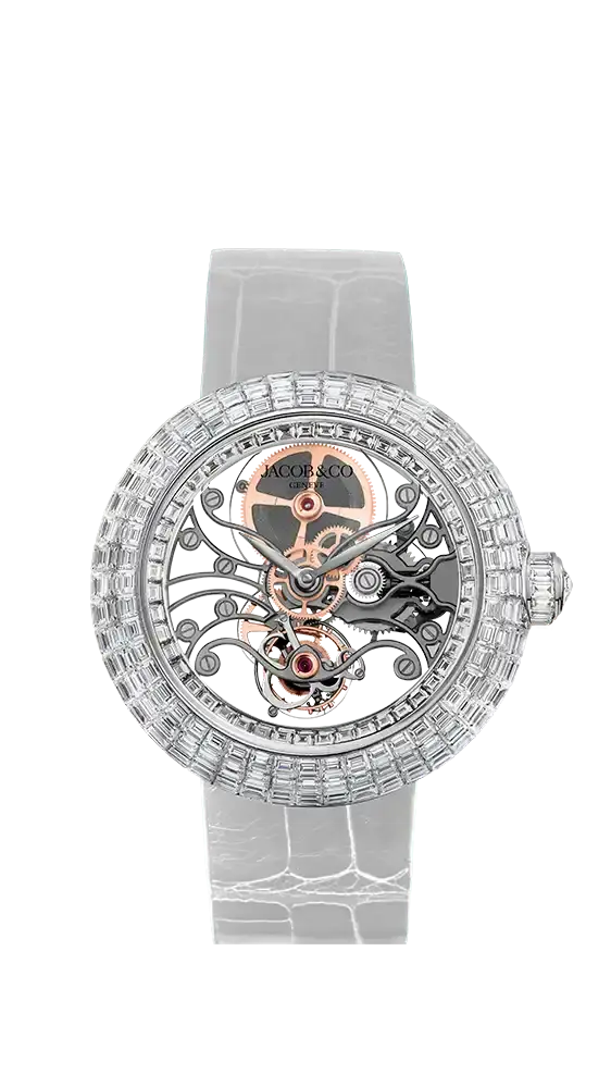 Brilliant Skeleton Baguette - White Diamonds