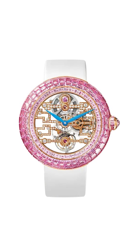 Brilliant Tourbillon Art Deco - Pink Sapphire