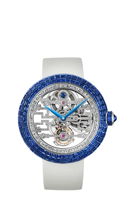 Brilliant Tourbillon Art Deco - Blue Sapphire